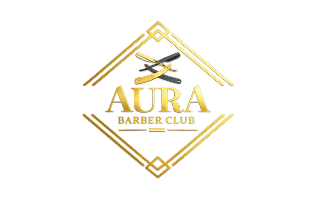 Aura Barber Club logo